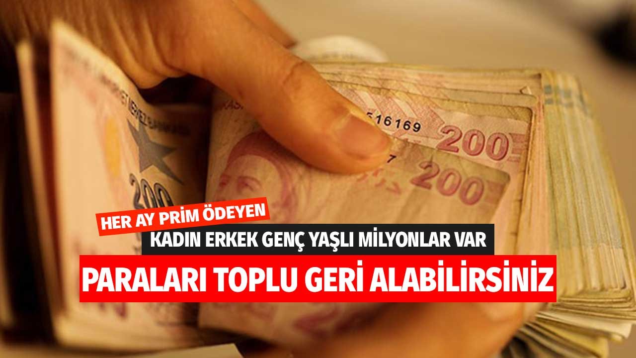 Paraları geri alabilirsiniz: Genç yaşlı kadın erkek milyonları ilgilendiriyor!